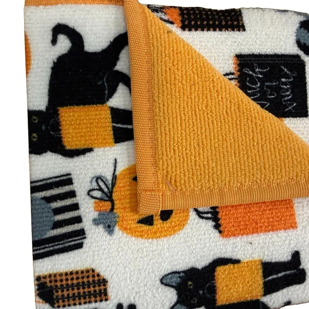 New Martha Stewart Kitchen Dish Drying Mat 2 Pk Halloween 16